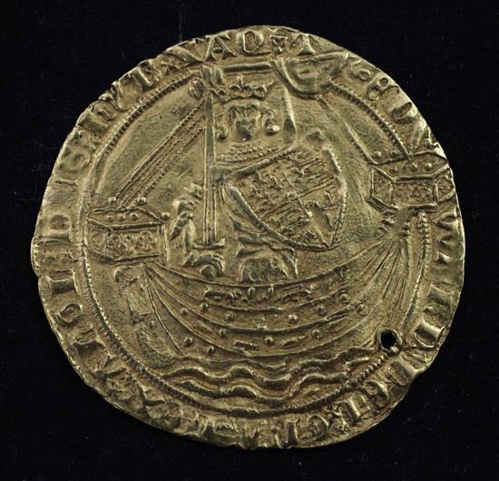 An Edward III hammered gold noble, 1361-69,